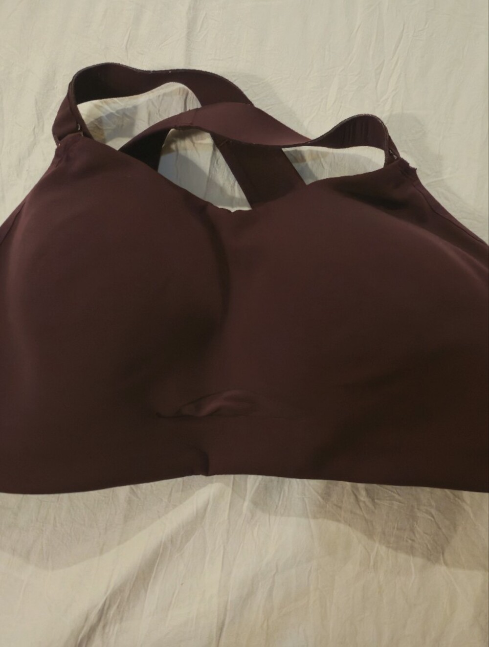 Lululemon High Support Molded Cup Cross-Back Sports Bra – Deep Berry